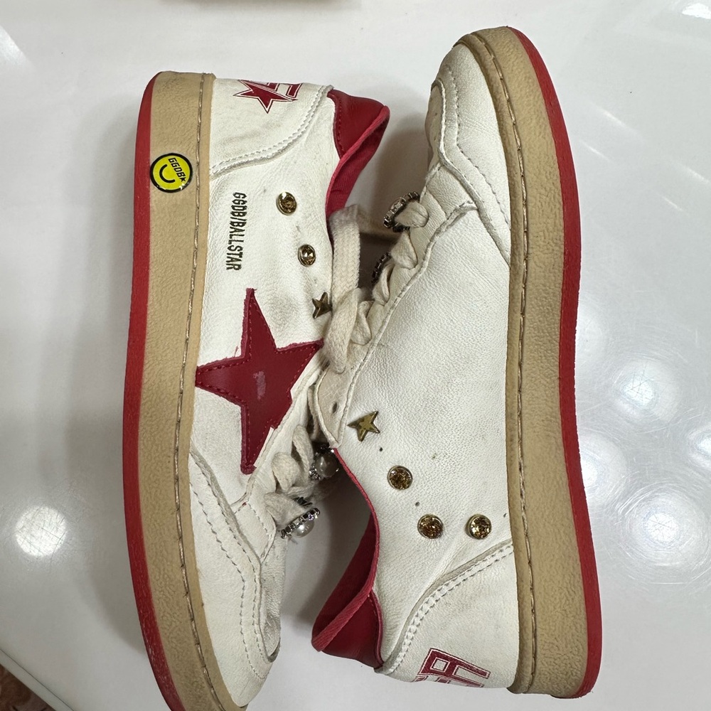 Golden Goose - Young Ball Star - Red Leather
